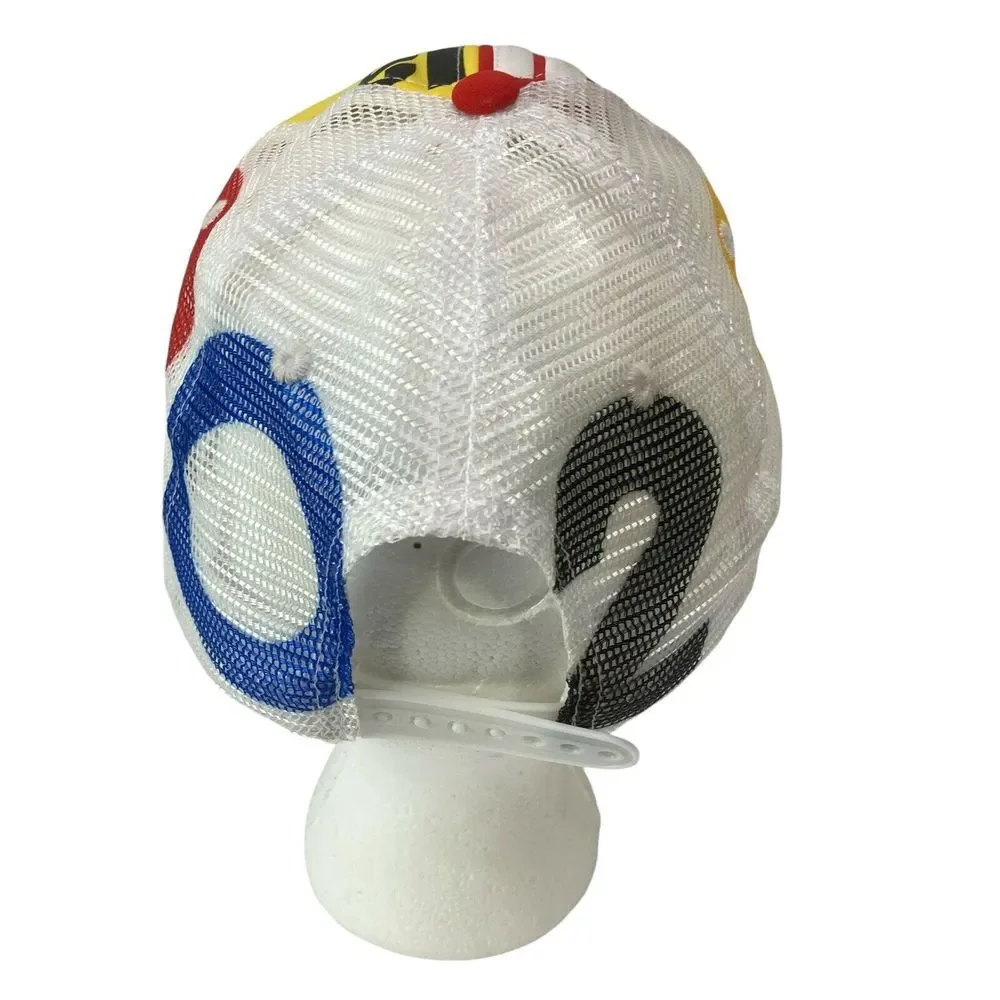 Walt Disney World Hat Cap Snapback Relaxed Casual Trucker‎ Mesh back Multicolor